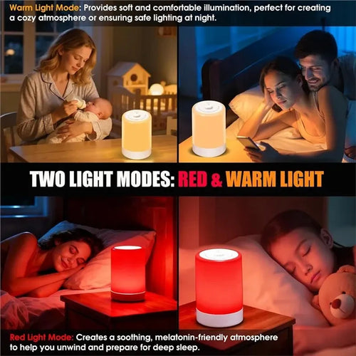 Soothing Red Nursery Night Light