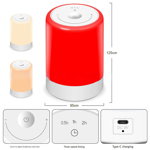 Soothing Red Nursery Night Light